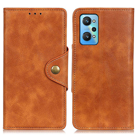 Coque Portefeuille Livre Cuir Etui Clapet N06P pour Realme GT Neo2 5G Marron