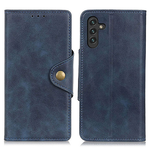 Coque Portefeuille Livre Cuir Etui Clapet N06P pour Samsung Galaxy A04s Bleu