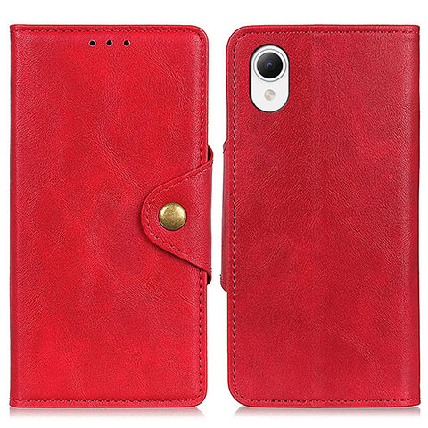 Coque Portefeuille Livre Cuir Etui Clapet N06P pour Samsung Galaxy A23 5G SC-56C Rouge