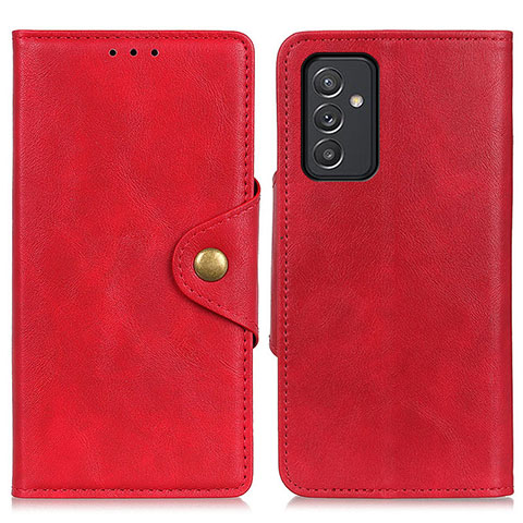 Coque Portefeuille Livre Cuir Etui Clapet N06P pour Samsung Galaxy A24 4G Rouge