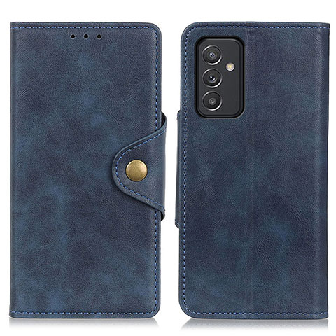 Coque Portefeuille Livre Cuir Etui Clapet N06P pour Samsung Galaxy A82 5G Bleu