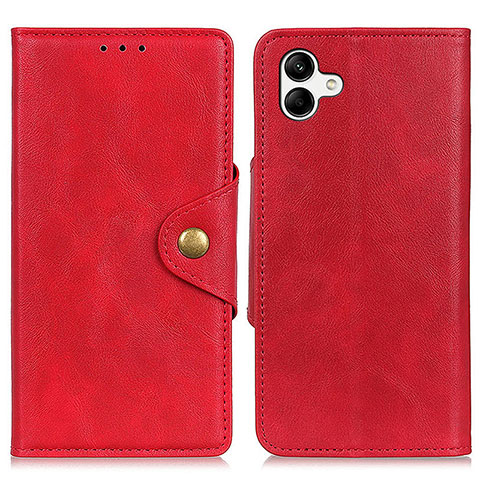 Coque Portefeuille Livre Cuir Etui Clapet N06P pour Samsung Galaxy F04 Rouge