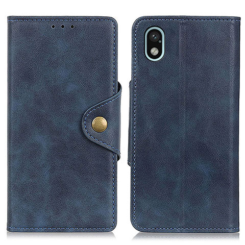 Coque Portefeuille Livre Cuir Etui Clapet N06P pour Sony Xperia Ace III Bleu