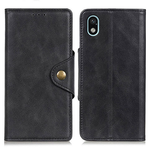 Coque Portefeuille Livre Cuir Etui Clapet N06P pour Sony Xperia Ace III Noir