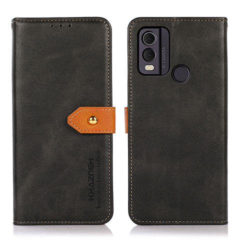 Coque Portefeuille Livre Cuir Etui Clapet N07P pour Nokia C22 Noir