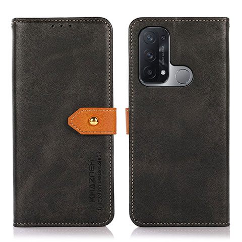 Coque Portefeuille Livre Cuir Etui Clapet N07P pour Oppo Reno5 A Noir