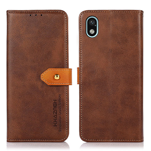 Coque Portefeuille Livre Cuir Etui Clapet N07P pour Sony Xperia Ace III Marron