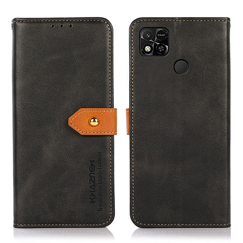 Coque Portefeuille Livre Cuir Etui Clapet N07P pour Xiaomi POCO C3 Noir