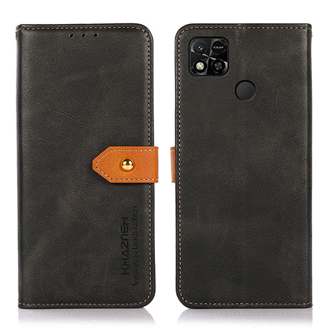 Coque Portefeuille Livre Cuir Etui Clapet N07P pour Xiaomi Redmi 9C Noir