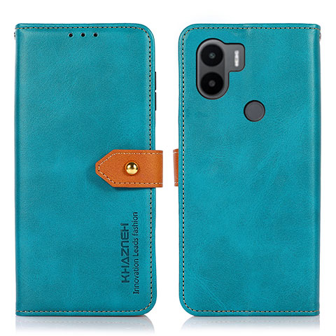 Coque Portefeuille Livre Cuir Etui Clapet N07P pour Xiaomi Redmi A1 Plus Cyan