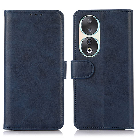 Coque Portefeuille Livre Cuir Etui Clapet N08P pour Huawei Honor 90 5G Bleu