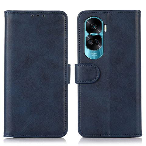 Coque Portefeuille Livre Cuir Etui Clapet N08P pour Huawei Honor 90 Lite 5G Bleu