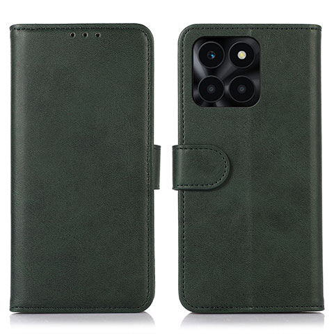 Coque Portefeuille Livre Cuir Etui Clapet N08P pour Huawei Honor X6a Vert