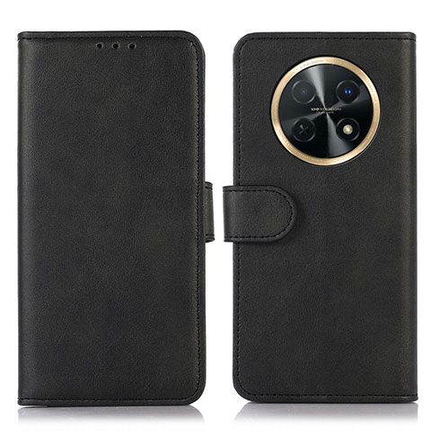 Coque Portefeuille Livre Cuir Etui Clapet N08P pour Huawei Nova Y91 Noir