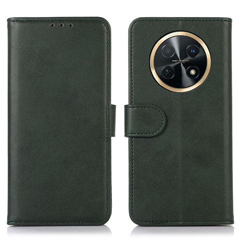 Coque Portefeuille Livre Cuir Etui Clapet N08P pour Huawei Nova Y91 Vert