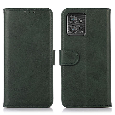 Coque Portefeuille Livre Cuir Etui Clapet N08P pour Motorola ThinkPhone 5G Vert