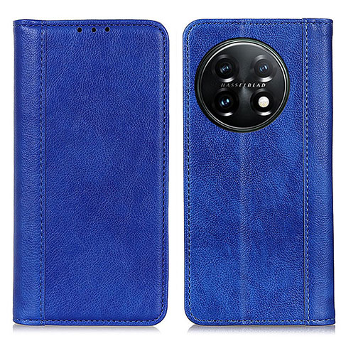 Coque Portefeuille Livre Cuir Etui Clapet N08P pour OnePlus 11 5G Bleu