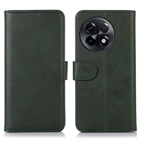 Coque Portefeuille Livre Cuir Etui Clapet N08P pour OnePlus 11R 5G Vert