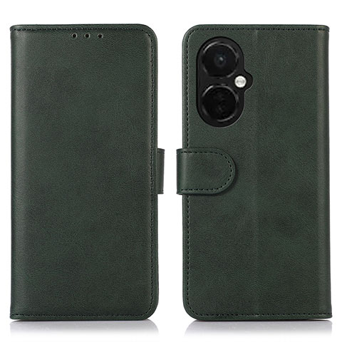 Coque Portefeuille Livre Cuir Etui Clapet N08P pour OnePlus Nord CE 3 5G Vert