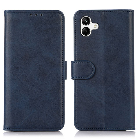 Coque Portefeuille Livre Cuir Etui Clapet N08P pour Samsung Galaxy F04 Bleu