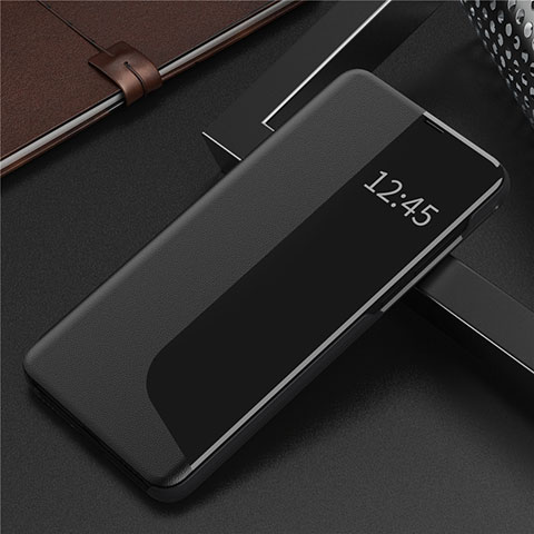 Coque Portefeuille Livre Cuir Etui Clapet N09 pour Huawei P40 Noir