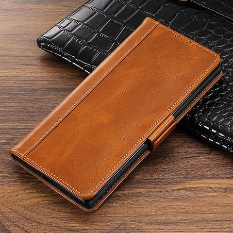 Coque Portefeuille Livre Cuir Etui Clapet P01 pour Samsung Galaxy Note 10 Orange