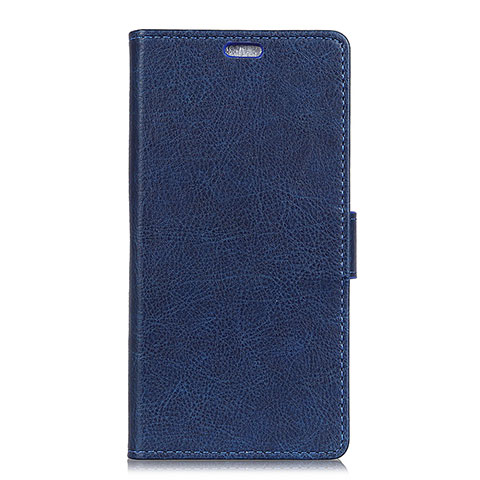 Coque Portefeuille Livre Cuir Etui Clapet pour HTC U11 Eyes Bleu