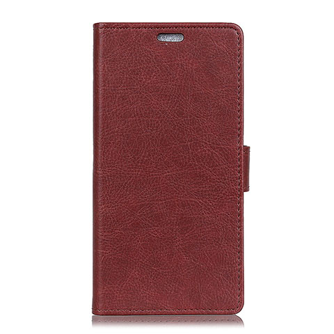 Coque Portefeuille Livre Cuir Etui Clapet pour HTC U11 Eyes Marron