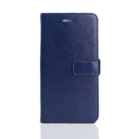 Coque Portefeuille Livre Cuir Etui Clapet pour Huawei Honor Play 7 Bleu