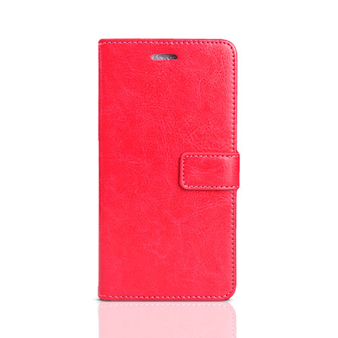 Coque Portefeuille Livre Cuir Etui Clapet pour Huawei Honor Play 7 Rouge