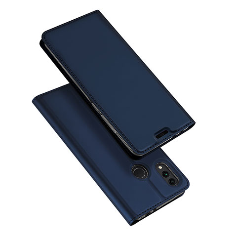 Coque Portefeuille Livre Cuir Etui Clapet pour Huawei Honor Play 8C Bleu