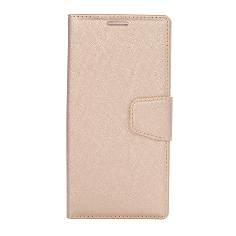 Coque Portefeuille Livre Cuir Etui Clapet pour Huawei Nova 3e Or