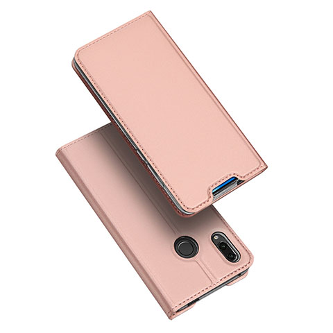 Coque Portefeuille Livre Cuir Etui Clapet pour Huawei P Smart Z Or Rose