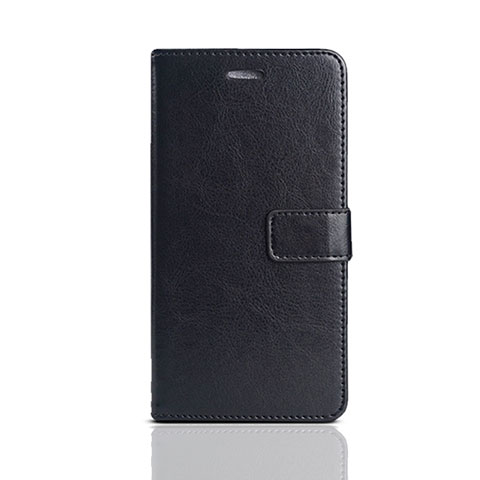 Coque Portefeuille Livre Cuir Etui Clapet pour Huawei Y5 Prime (2018) Noir