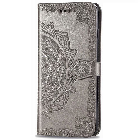 Coque Portefeuille Livre Cuir Etui Clapet pour LG Stylo 6 Gris