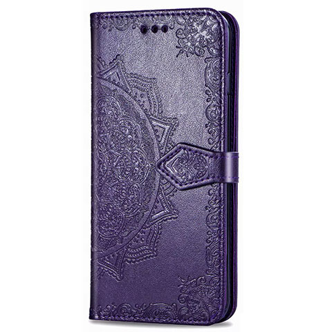 Coque Portefeuille Livre Cuir Etui Clapet pour LG Stylo 6 Violet