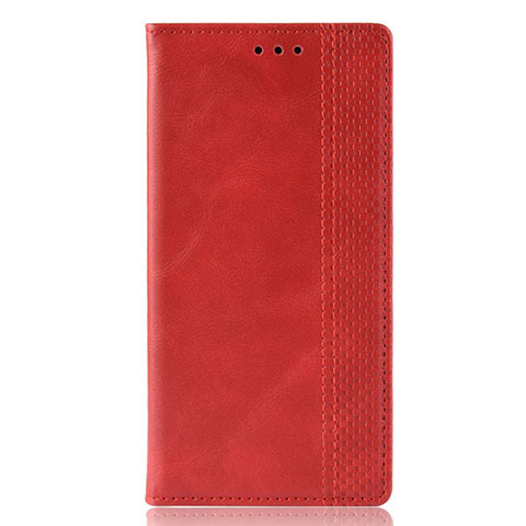 Coque Portefeuille Livre Cuir Etui Clapet pour Motorola Moto G Stylus Rouge