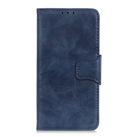 Coque Portefeuille Livre Cuir Etui Clapet pour Motorola Moto One Fusion Bleu