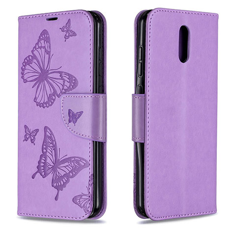 Coque Portefeuille Livre Cuir Etui Clapet pour Nokia 2.3 Violet