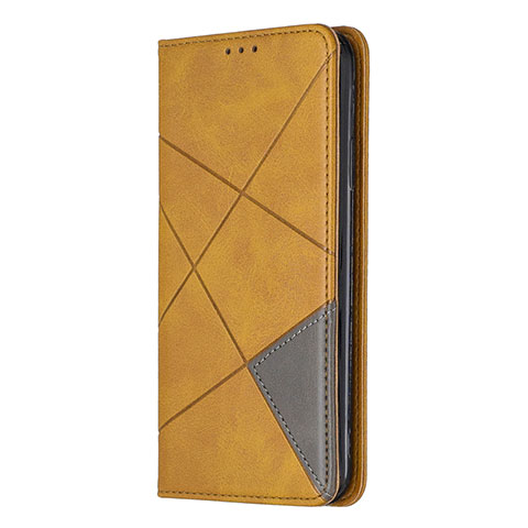 Coque Portefeuille Livre Cuir Etui Clapet pour Nokia 5.3 Jaune