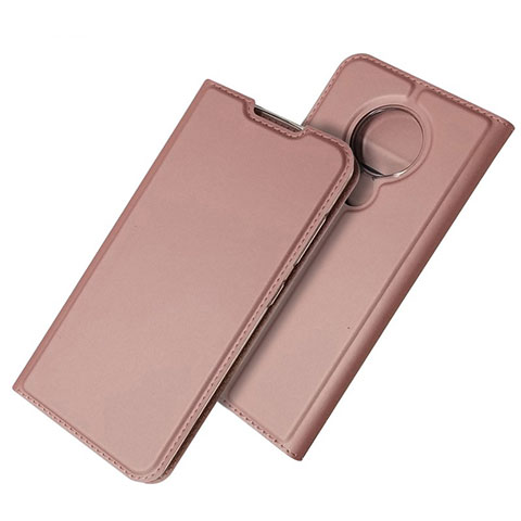 Coque Portefeuille Livre Cuir Etui Clapet pour Nokia 6.2 Or Rose