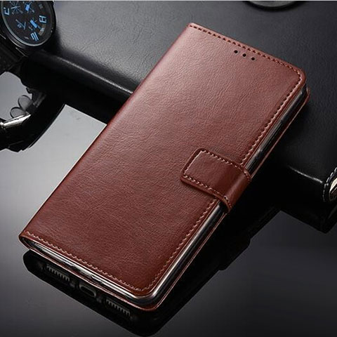 Coque Portefeuille Livre Cuir Etui Clapet pour Nokia 9 PureView Marron