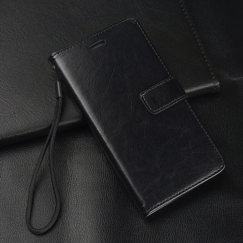 Coque Portefeuille Livre Cuir Etui Clapet pour Oppo A5 (2020) Noir