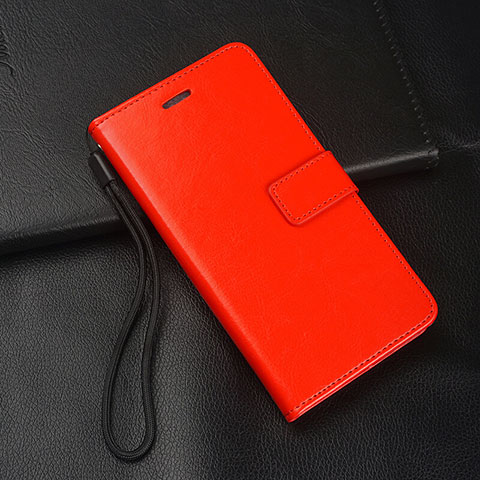 Coque Portefeuille Livre Cuir Etui Clapet pour Oppo A5 (2020) Rouge