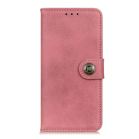 Coque Portefeuille Livre Cuir Etui Clapet pour Oppo F17 Pro Rose