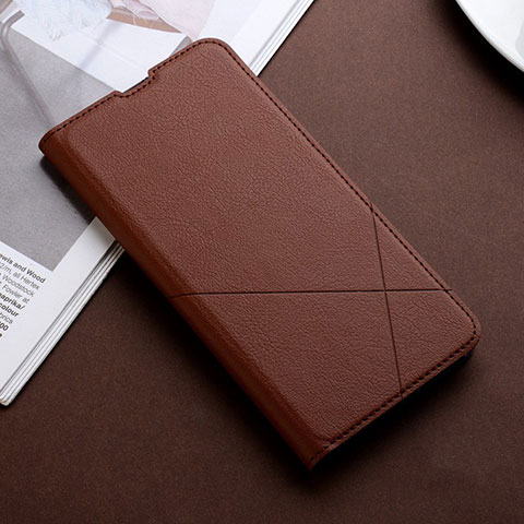 Coque Portefeuille Livre Cuir Etui Clapet pour Oppo Reno2 Z Marron