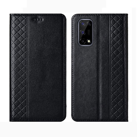 Coque Portefeuille Livre Cuir Etui Clapet pour Realme Narzo 30 Pro 5G Noir