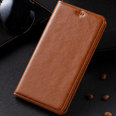 Coque Portefeuille Livre Cuir Etui Clapet pour Samsung Galaxy A81 Orange