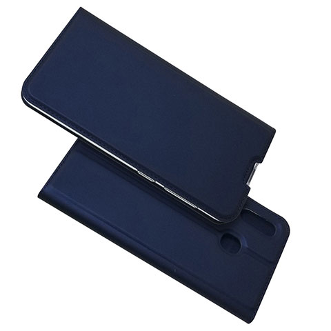 Coque Portefeuille Livre Cuir Etui Clapet pour Samsung Galaxy M10S Bleu