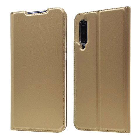 Coque Portefeuille Livre Cuir Etui Clapet pour Xiaomi Mi 9 Pro Or